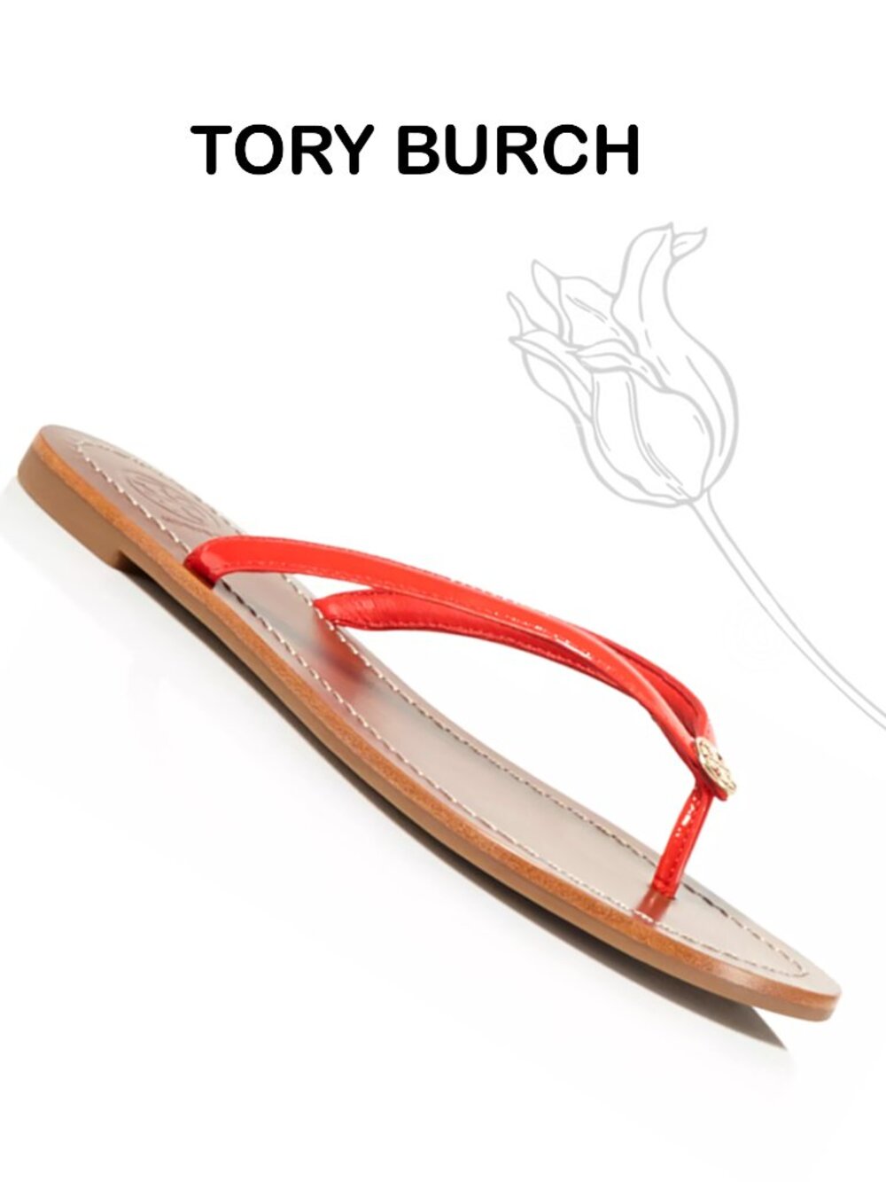 Tory Burch Terra Thong Flip-Flop Sandals
